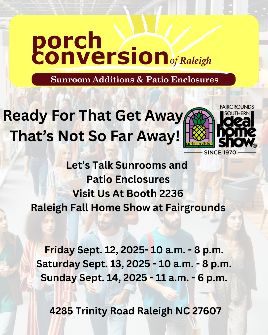 image show Raleigh Fall Home Show Graphic