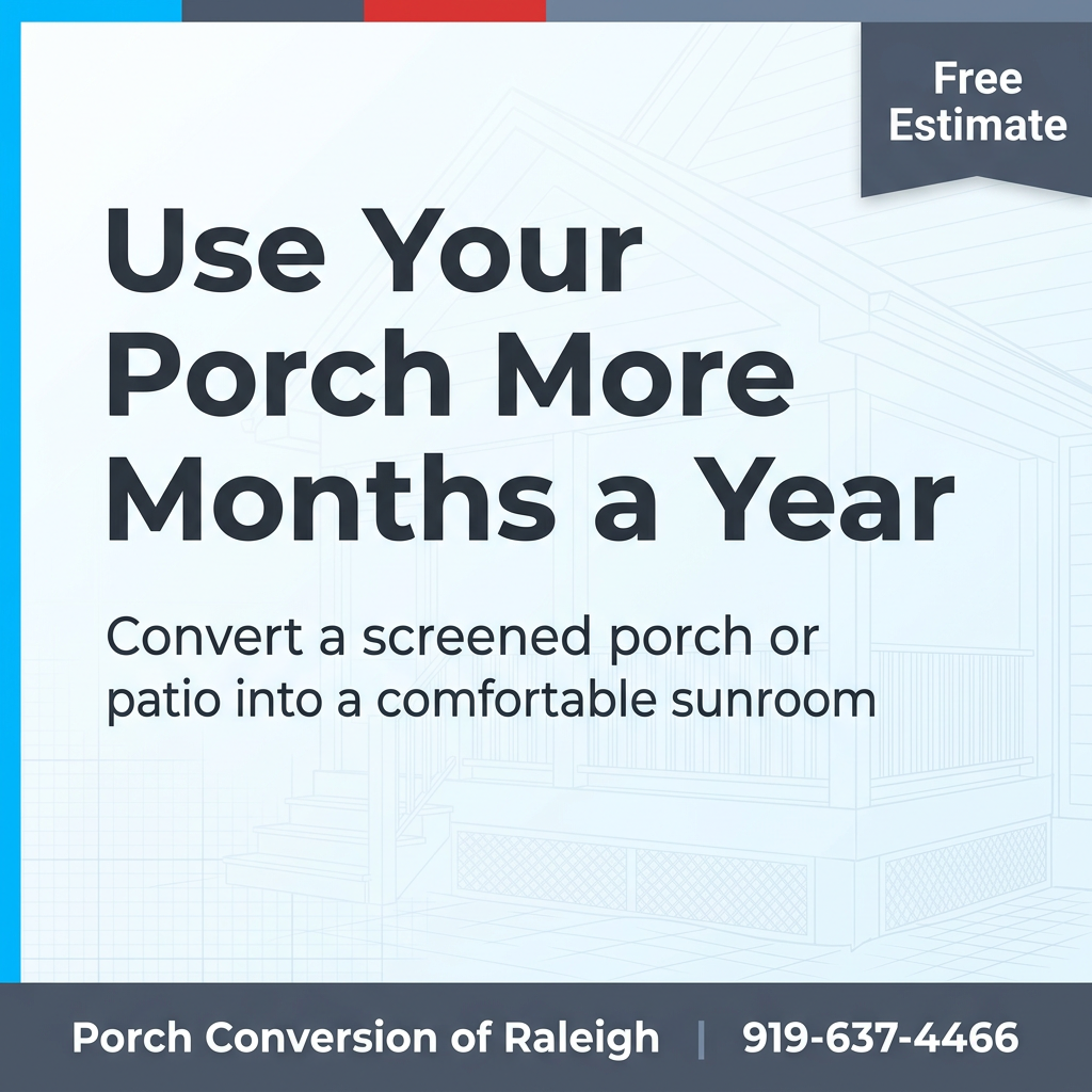 Porch conversion project photo 1