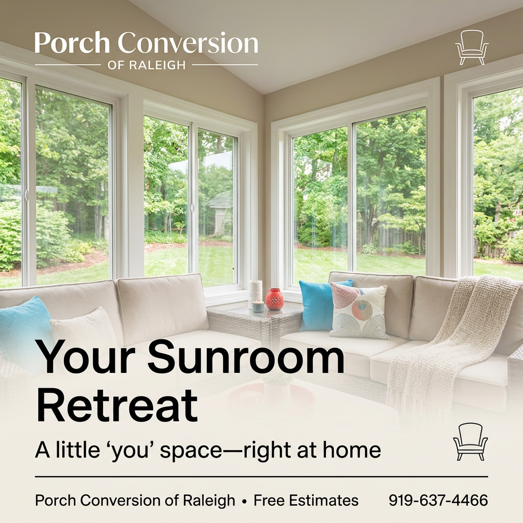 Porch conversion project photo 2